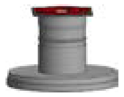 Zuluftglocke drehbar (Set mit Adapter) (Art. 12754)