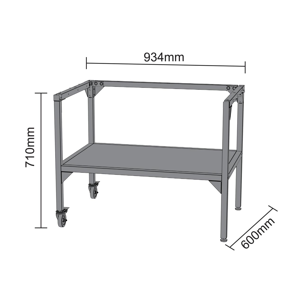 Cozze Element 900 Grillstation, Untergestell für Element Plancha & G-900 Quattro