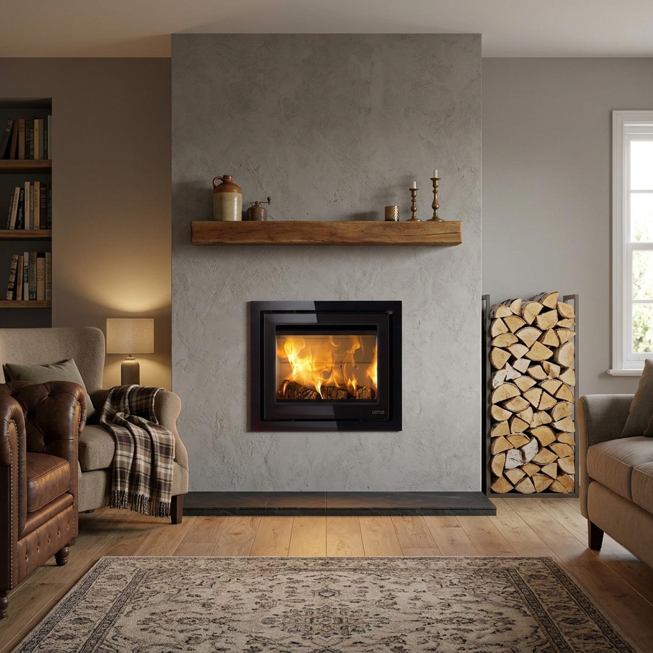 Kamineinsatz Lotus H570 Black Magic 6 kW
