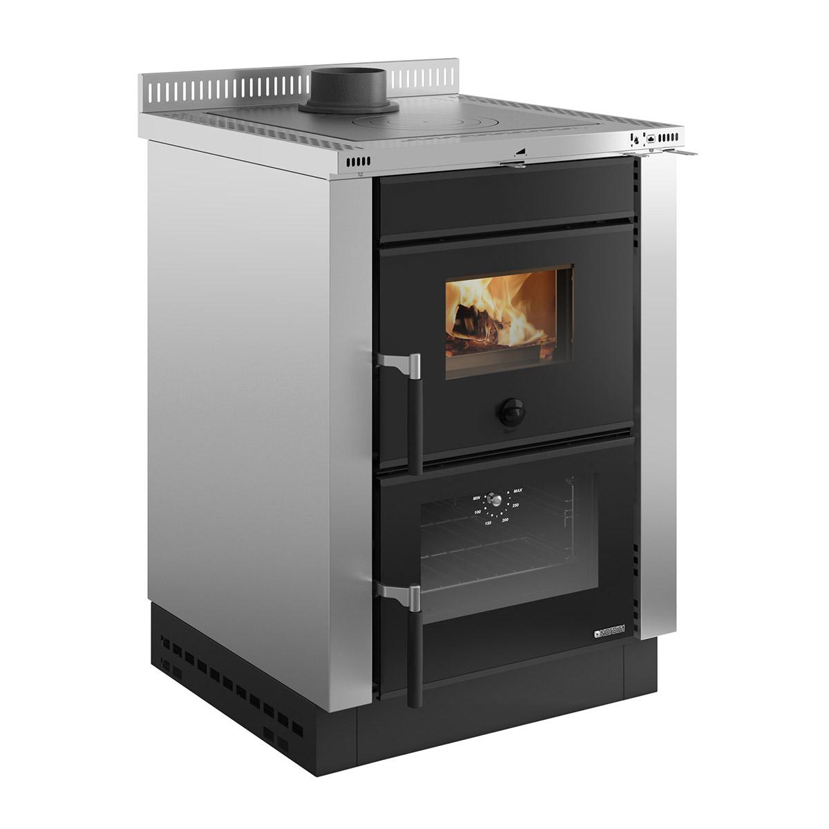 Küchenofen La Nordica Vicenza.16 mit 6 kW - Verkleidung: Edelstahl