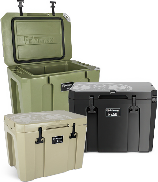 Petromax Kühlbox 50 Liter, Farbvarianten