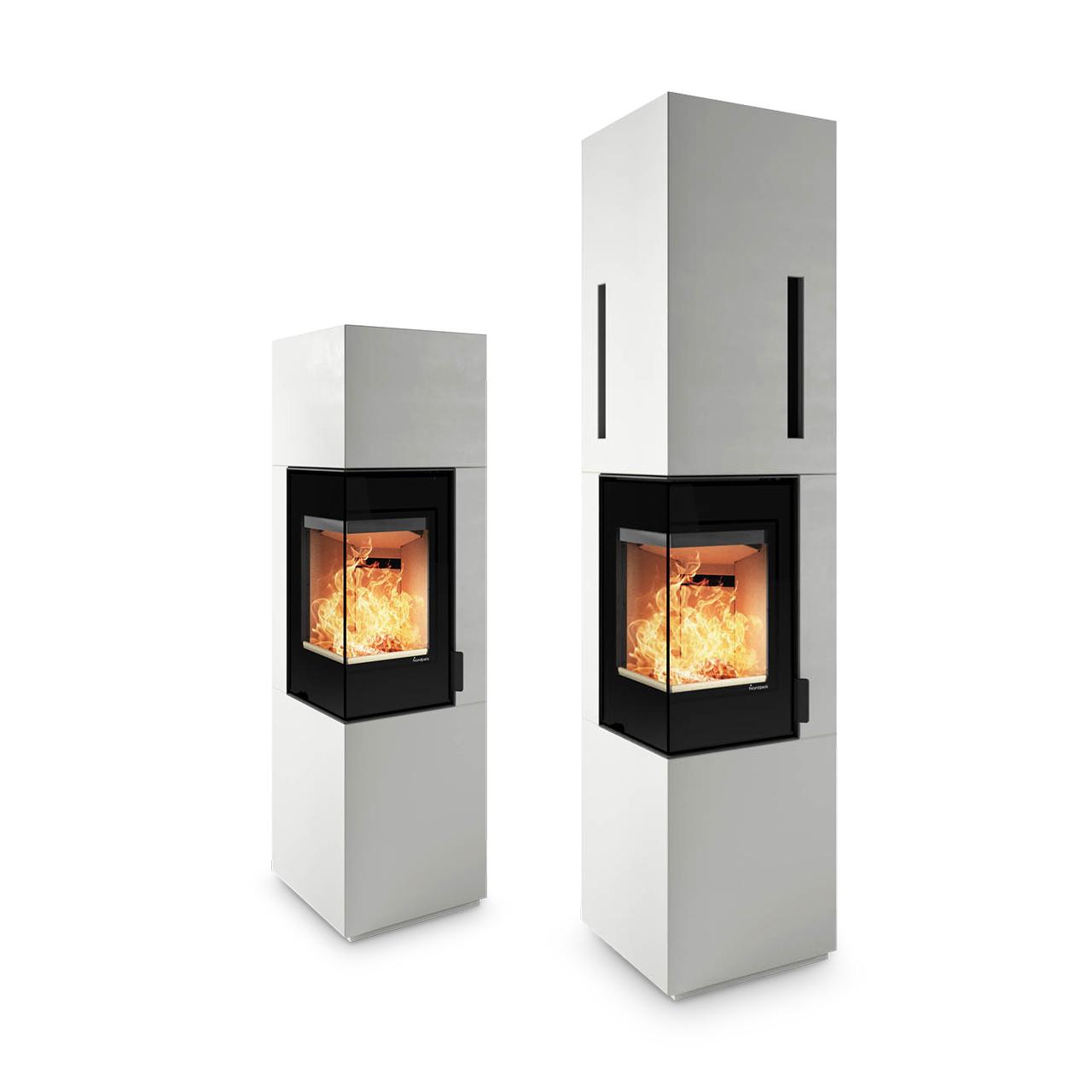 Kaminbausatz Nordpeis Odense Exclusive 6 kW - Ausführung: Odense Exclusive Low