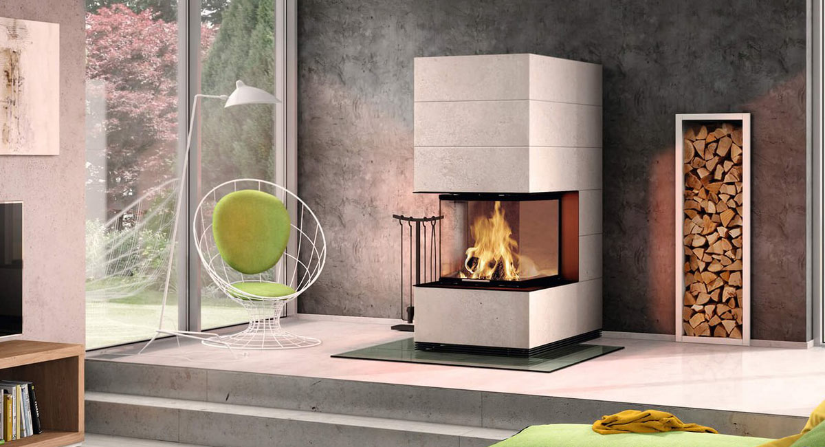 Montagebeispiel Kaminbausatz Spartherm SIM 1/3 Arte U-70h-4S Montagebeispiel