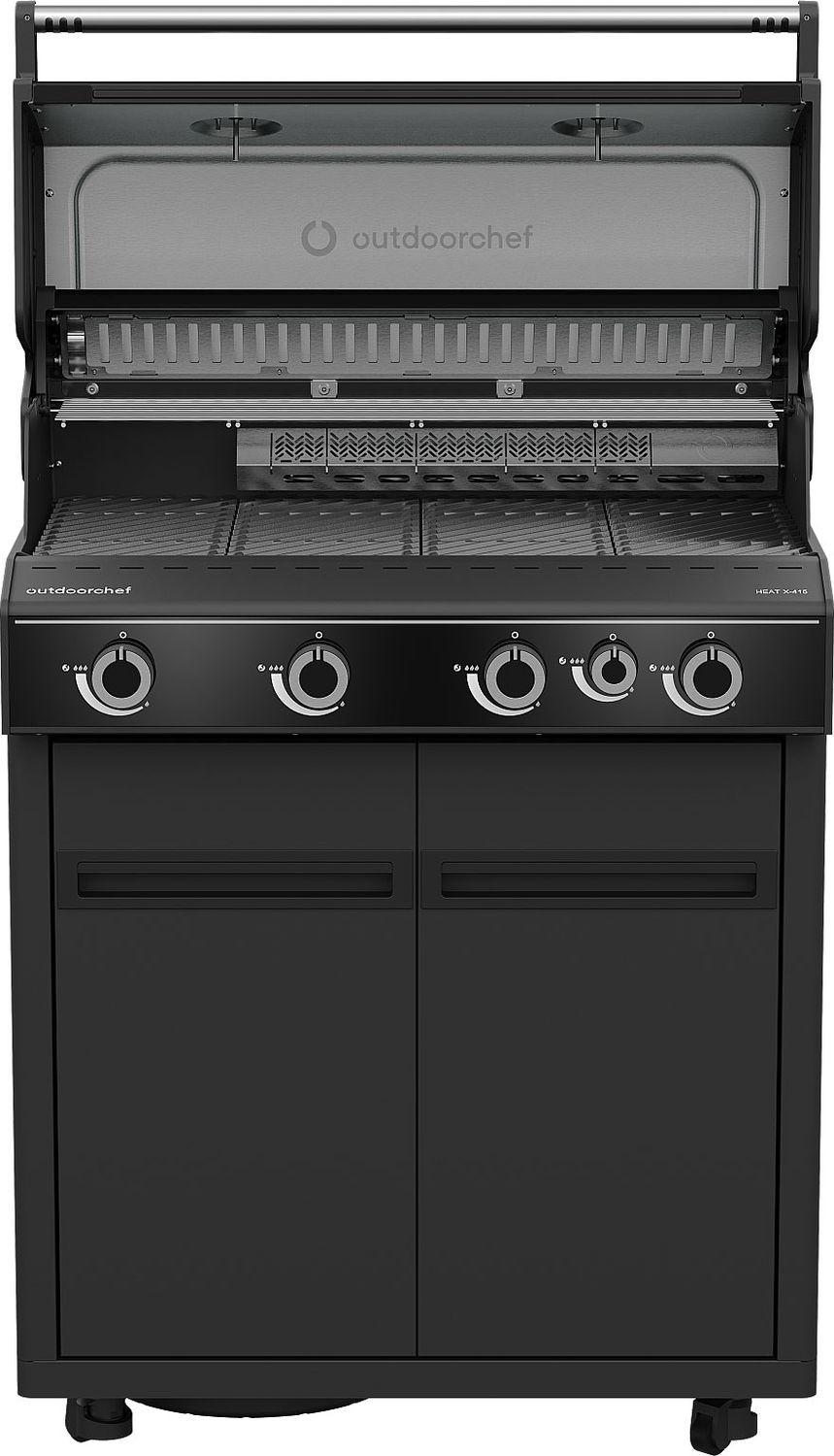 Outdoorküche Outdoorchef Heat X-415/245 - Arbeitsplatte: Holzoptik (HPL Eiche)