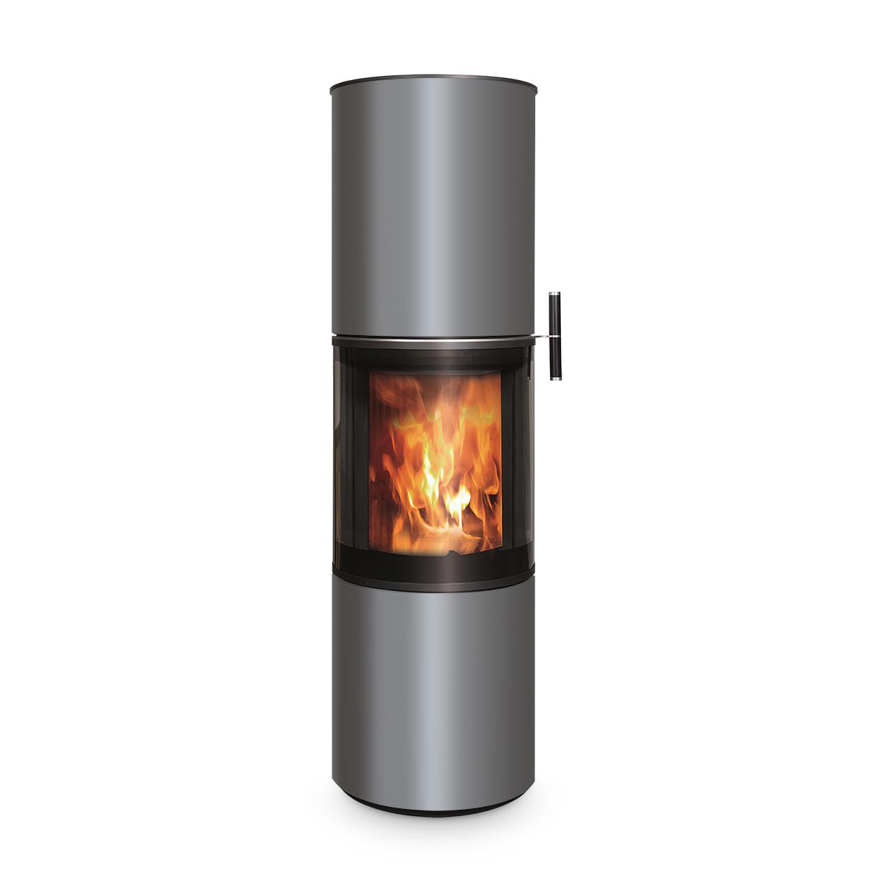 Kaminofen Cera Design Volare mit 6 kW - Ausführung: Grau