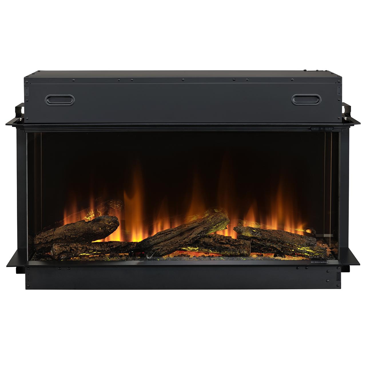 Dimplex Ignite Ultra 40 Elektrokamin - 3-seitiges Flammenerlebnis mit Optiflame Technologie und App Steuerung