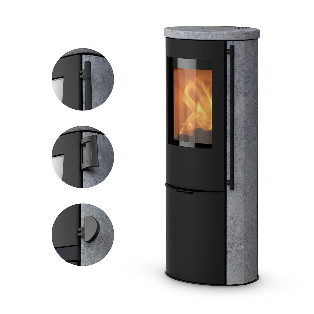 Kaminofen Lotus Liva 6 Speckstein 5 kW