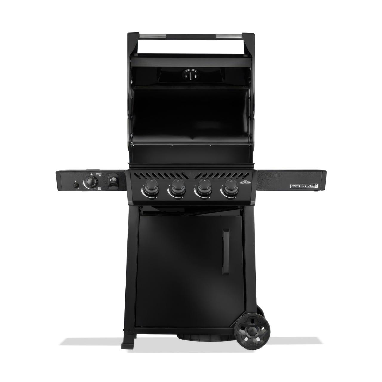 Gasgrill Napoleon Freestyle PRO 425 Schwarz mit Infrarot-Seitenbrenner - 50 Jahre Napoleon Sommer Aktion