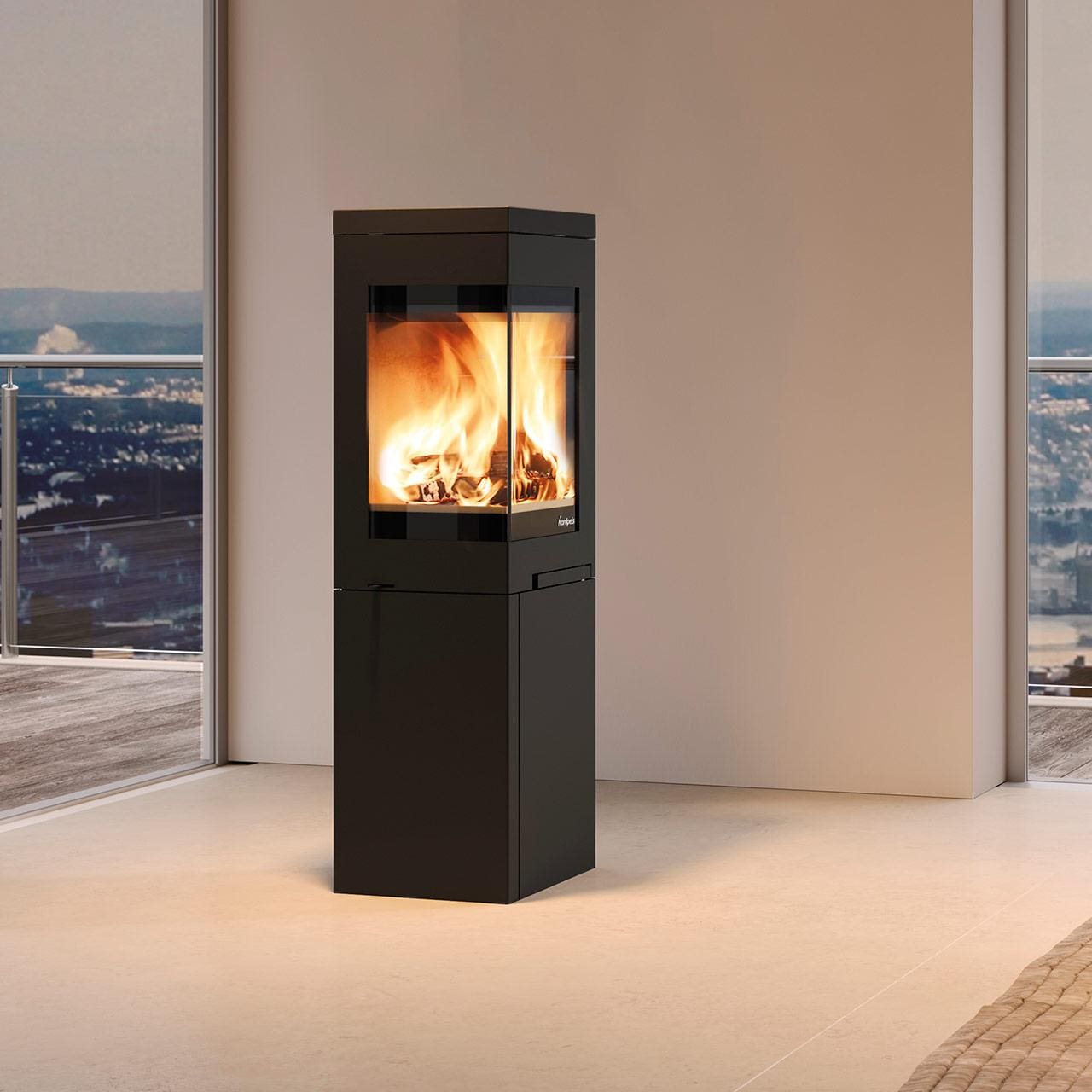 Kaminofen Nordpeis Quadro 3 Basic 6 kW