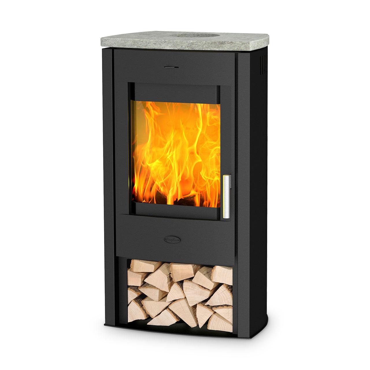 Kaminofen Fireplace Tuvalu Speckstein Top 6 kW
