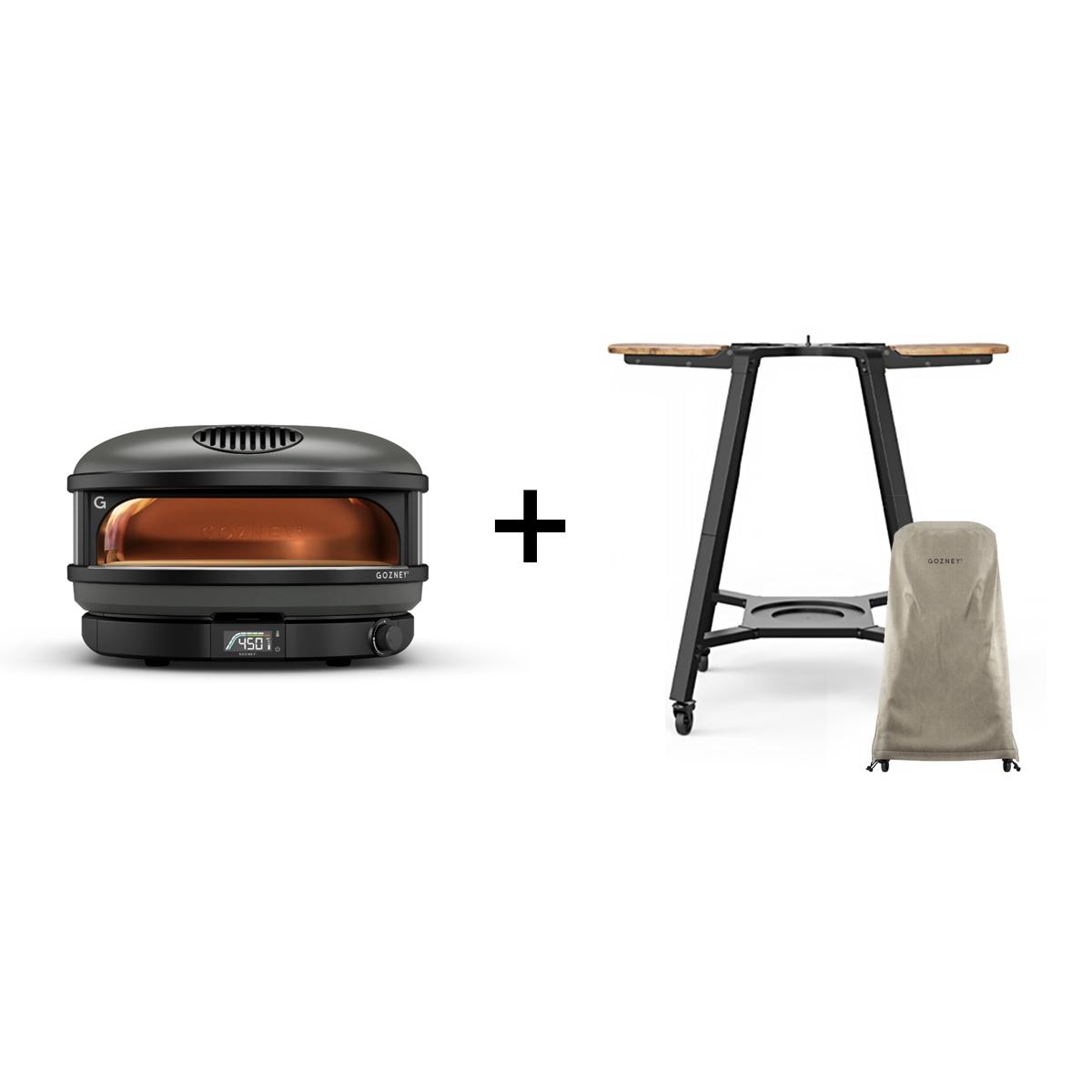 Pizzaofen Gozney Arc XL Off Black Bundle 2, inkl. Abdeckhaube & Untergestell