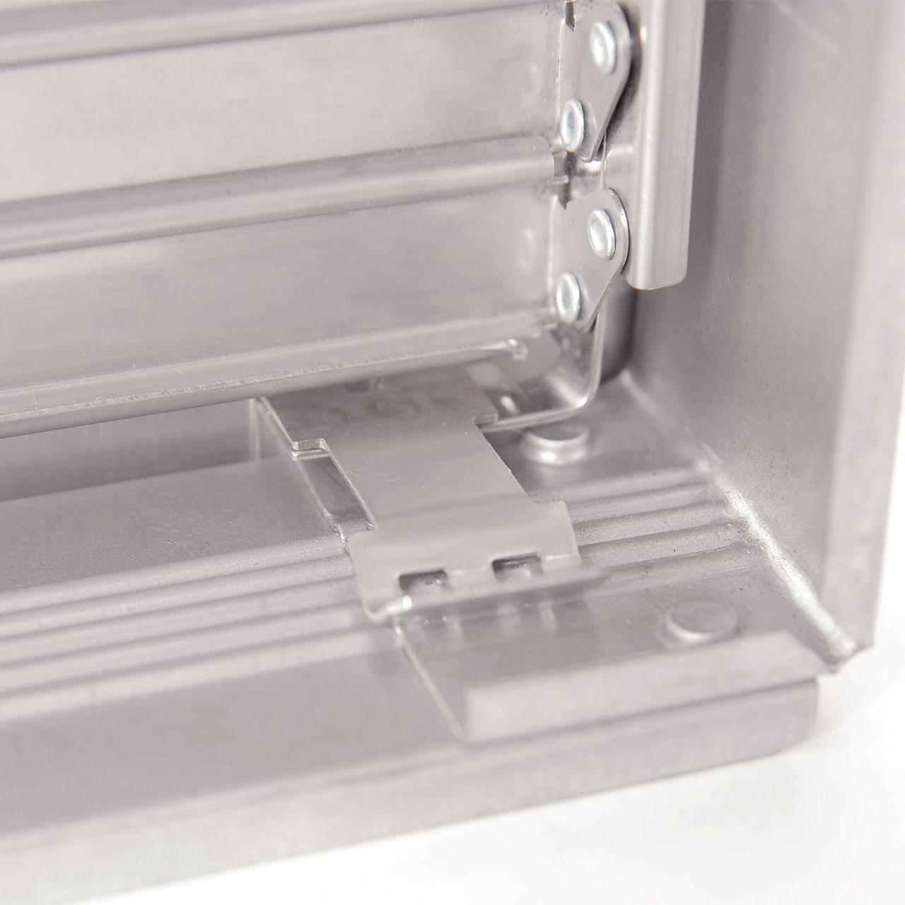 Lüftungsgitter CB-Tec Warmluftgitter Edelstahl exklusiv hochglanz - Ausführung: 20x15 cm