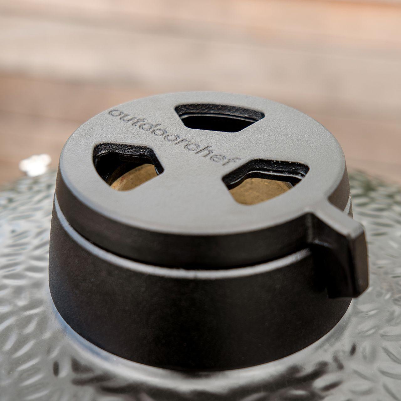 Outdoorchef Heat Outdoorküche 3-teilig: EGG 460 H, Blazing-/Cooking Zone X-245 & Caso BBQ Cooler inkl. Granit-Arbeitsplatte