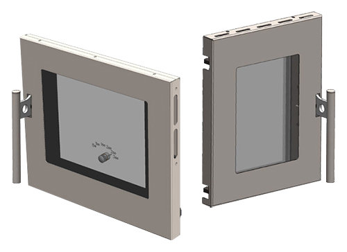 Backofenflügeltür & Heiztür Edelstahl