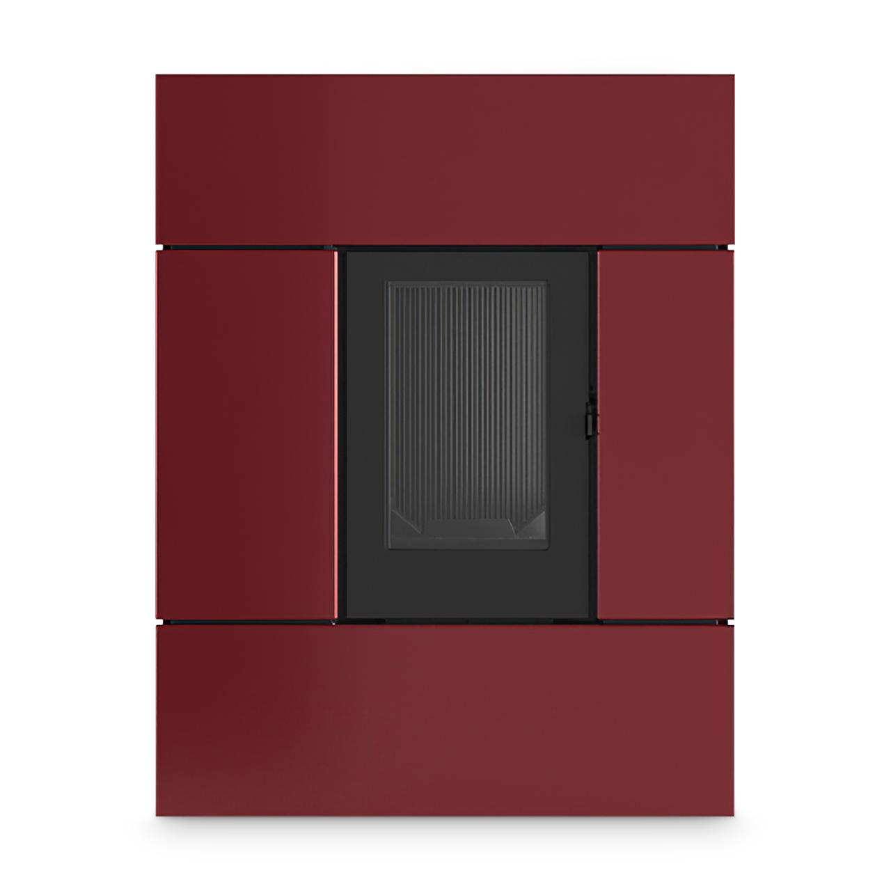 Pelletofen MCZ Ray Comfort Air 8 R 7,8 kW - Ausführung: Stahl Bordeaux metal_304