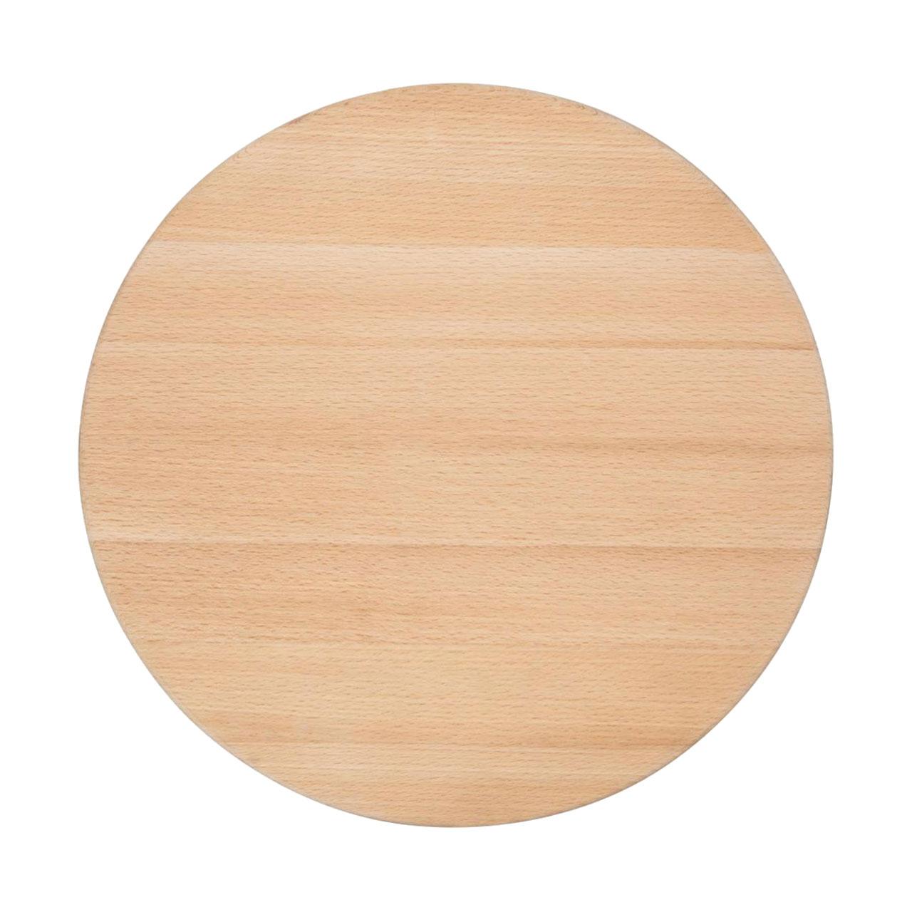 Pizzaofen-Zubehör Cozze Pizzabrett Rund Ø 35 x1,2 cm, Buchenholz Schneidebrett