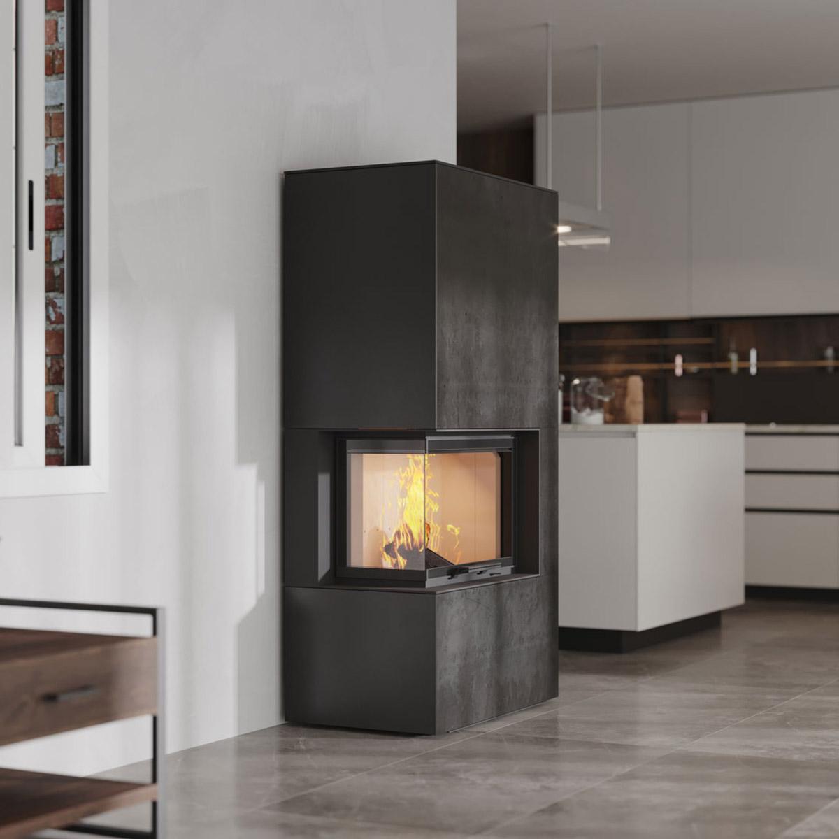 Kaminofen Neocube C20 Steel Edition mit 7,8 kW