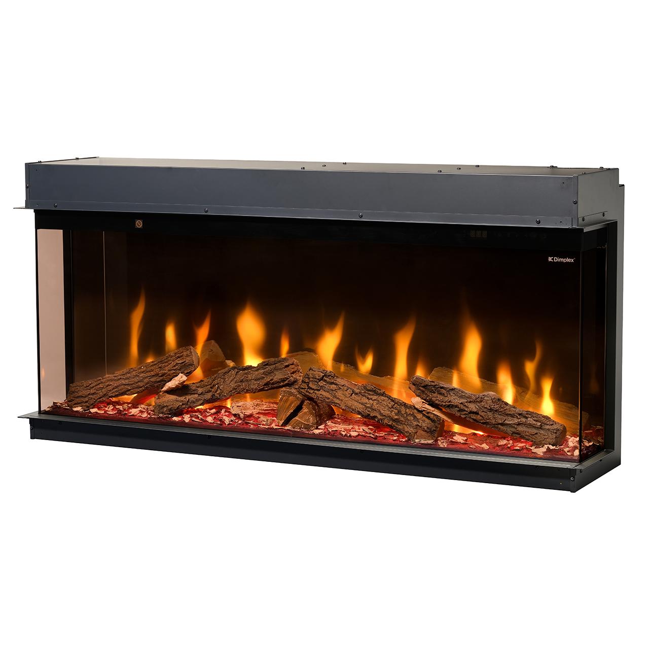 Dimplex Ignite Bold 50 - Premium Elektrokamin mit 3-seitiger Panorama-Ansicht, Optiflame® Technologie & App-Steuerung