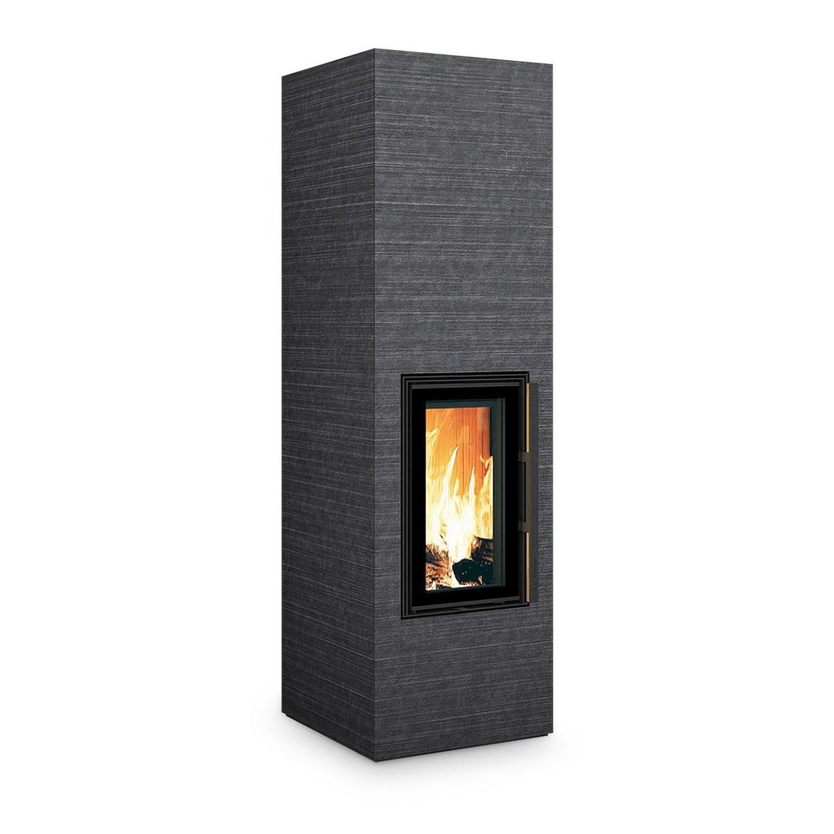 Speicherofen Monolith Depot D10 2,4/8 kW Sondermodell - Verkleidung: Nero Ferrara