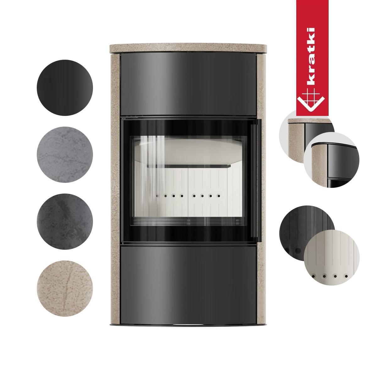 Kaminofen Kratki BJORN/W mit 7 kW