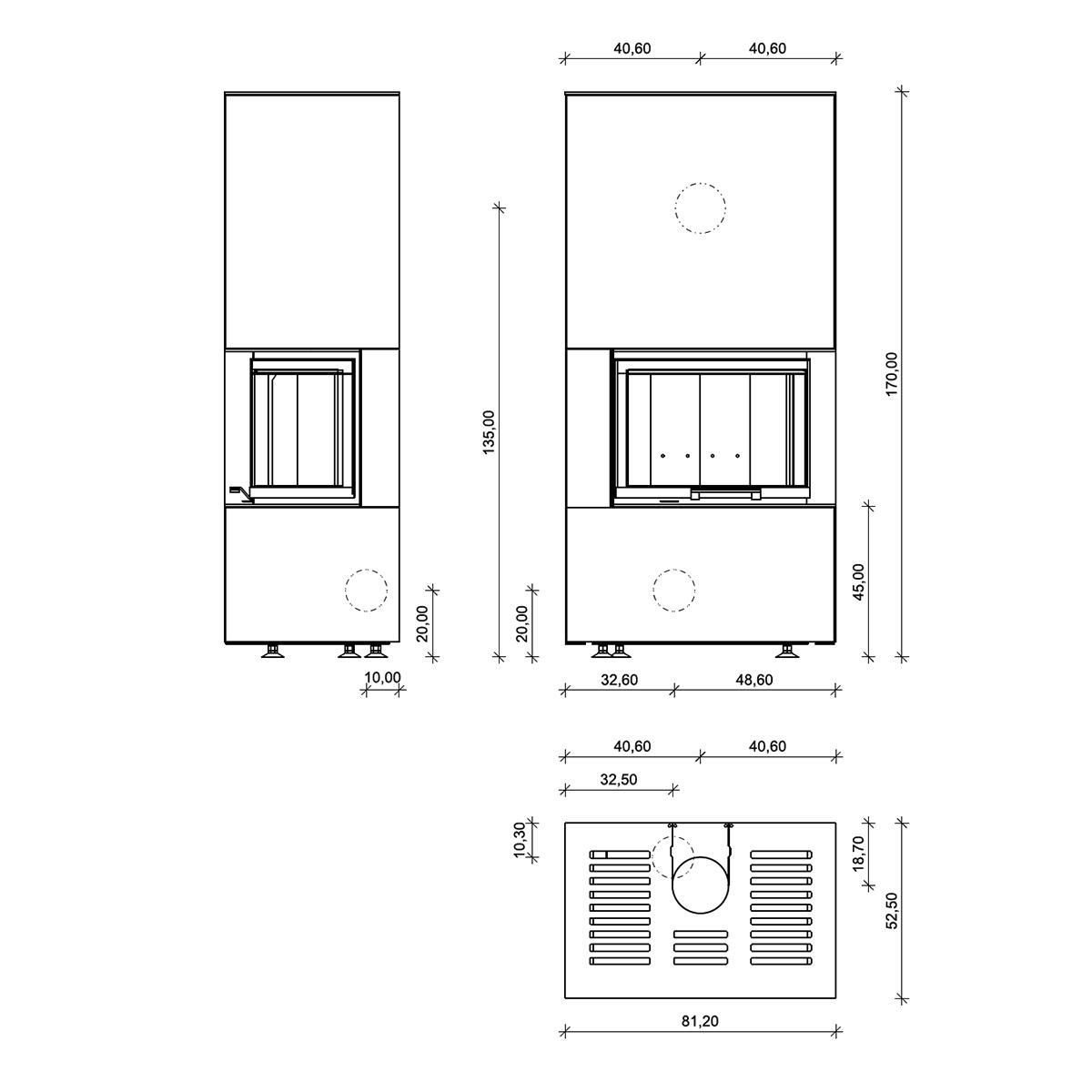 Kaminofen Neocube C10 Steel Edition mit 7,8 kW
