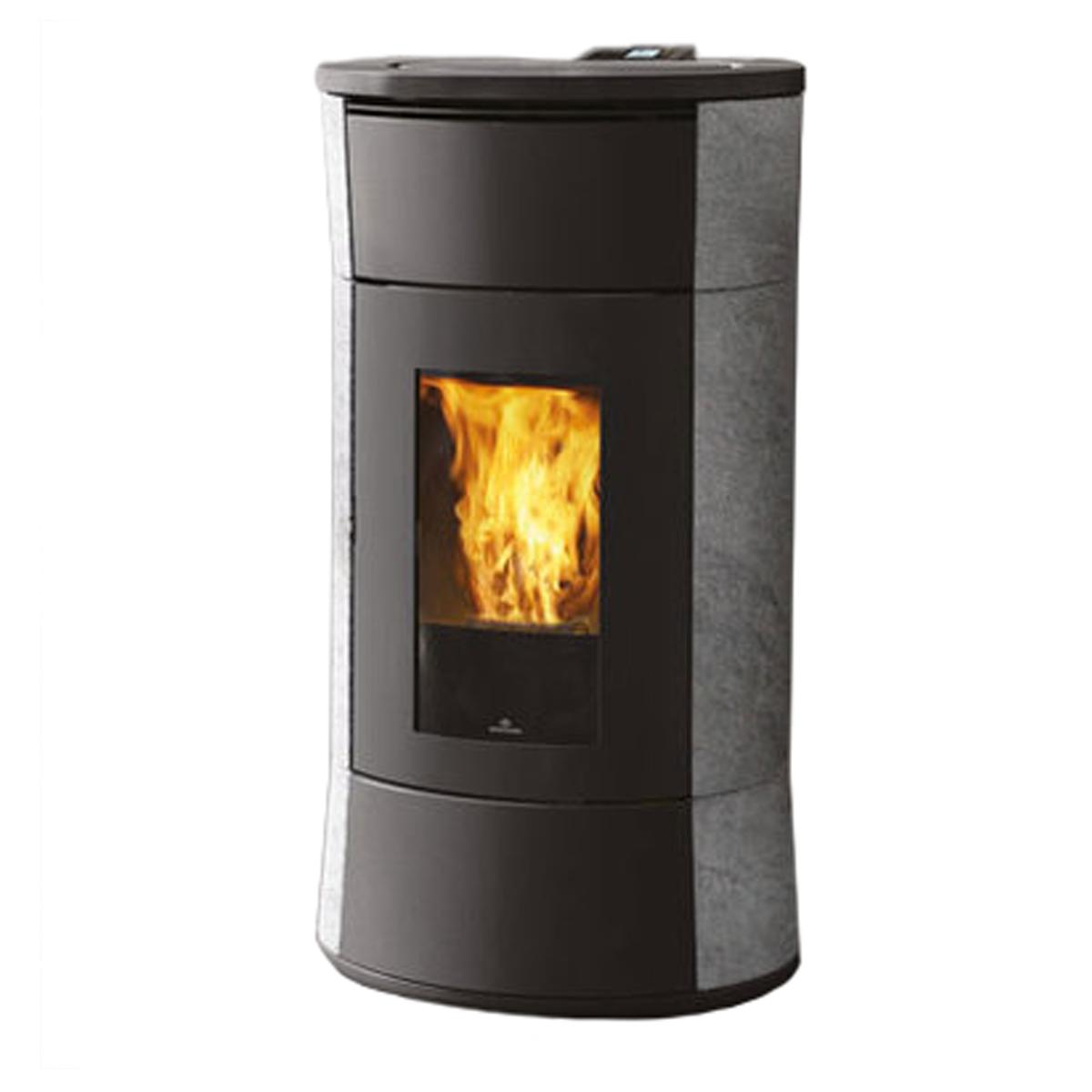 Pelletofen Edilkamin Cherie 11++ Evo Coax 11 kW - Ausführung: Naturstein