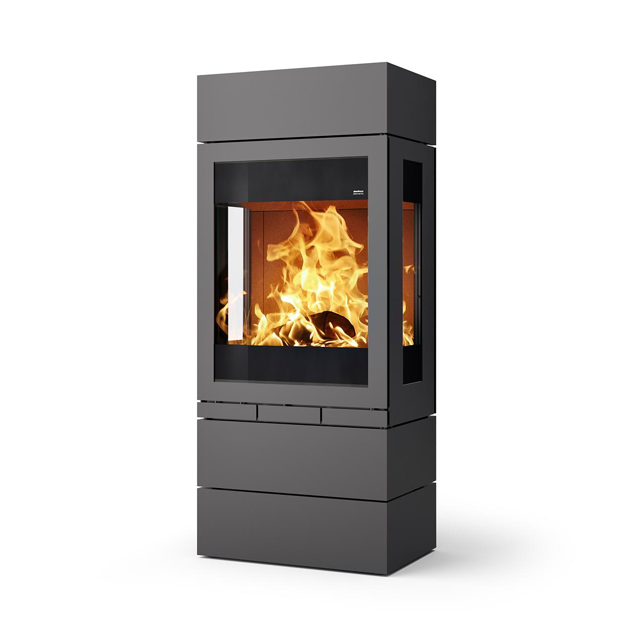 Kaminofen Skantherm Elements 603 3S 2.0, 9,9 kW - Ausführung: Türanschlag rechts (Griff links)