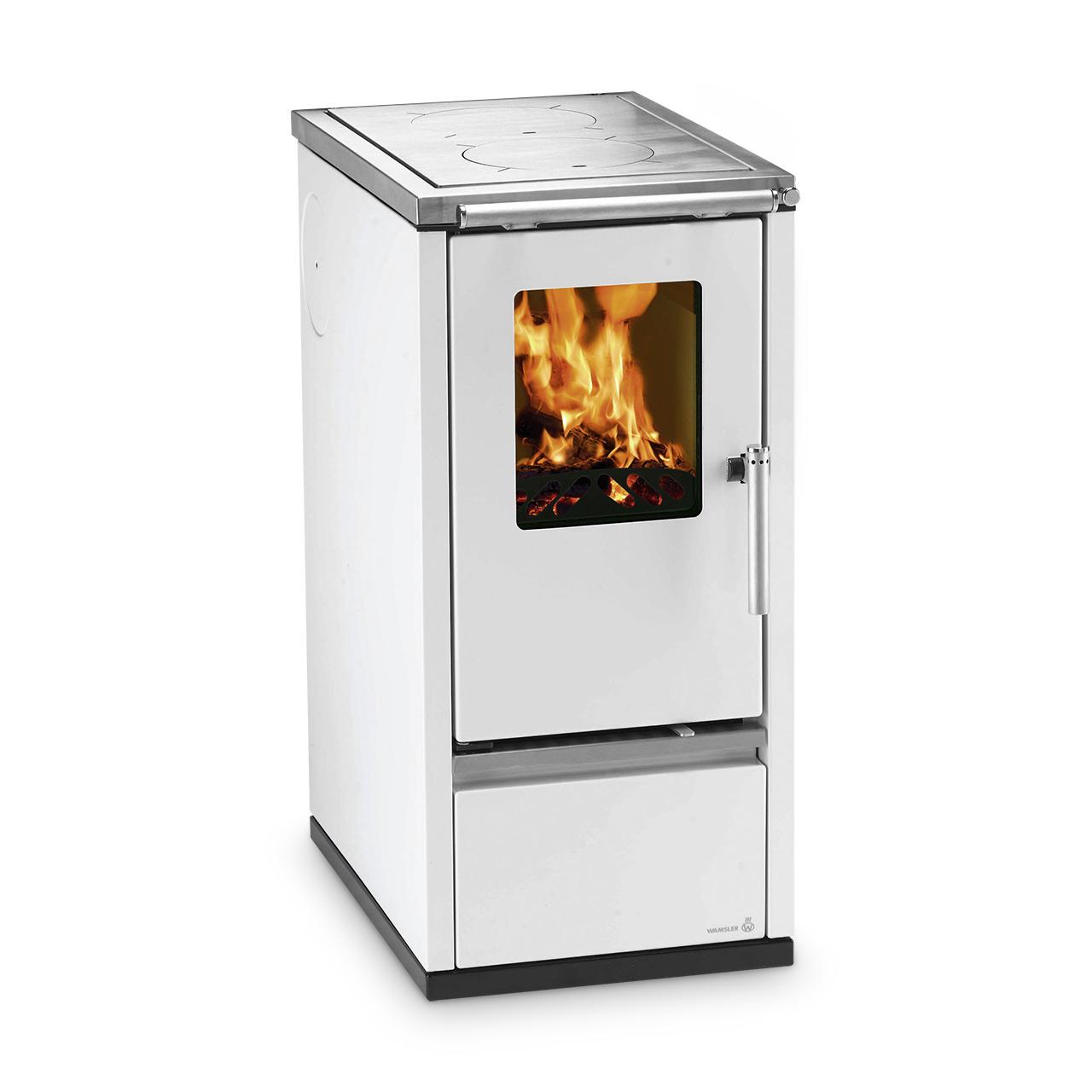 Holzherd Wamsler W1-40, Beistellherd 6 kW - Ausführung: Weiß