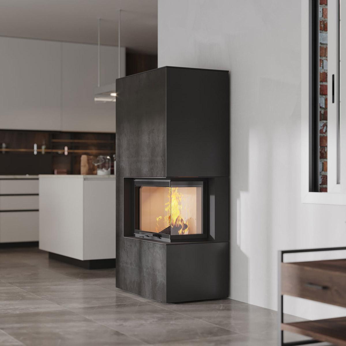 Kaminofen Neocube C10 Steel Edition mit 7,8 kW