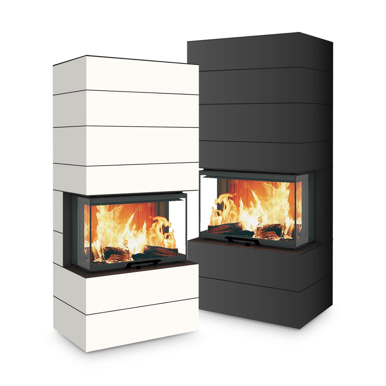 Kaminofen Neocube P20 Black & White Edition 8,5 kW - Ausführung: P20 Arctic White satin