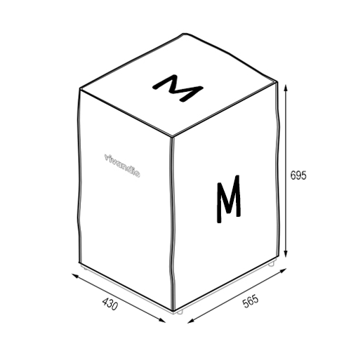 Kühlschrank Wetterschutzhülle medium (M)