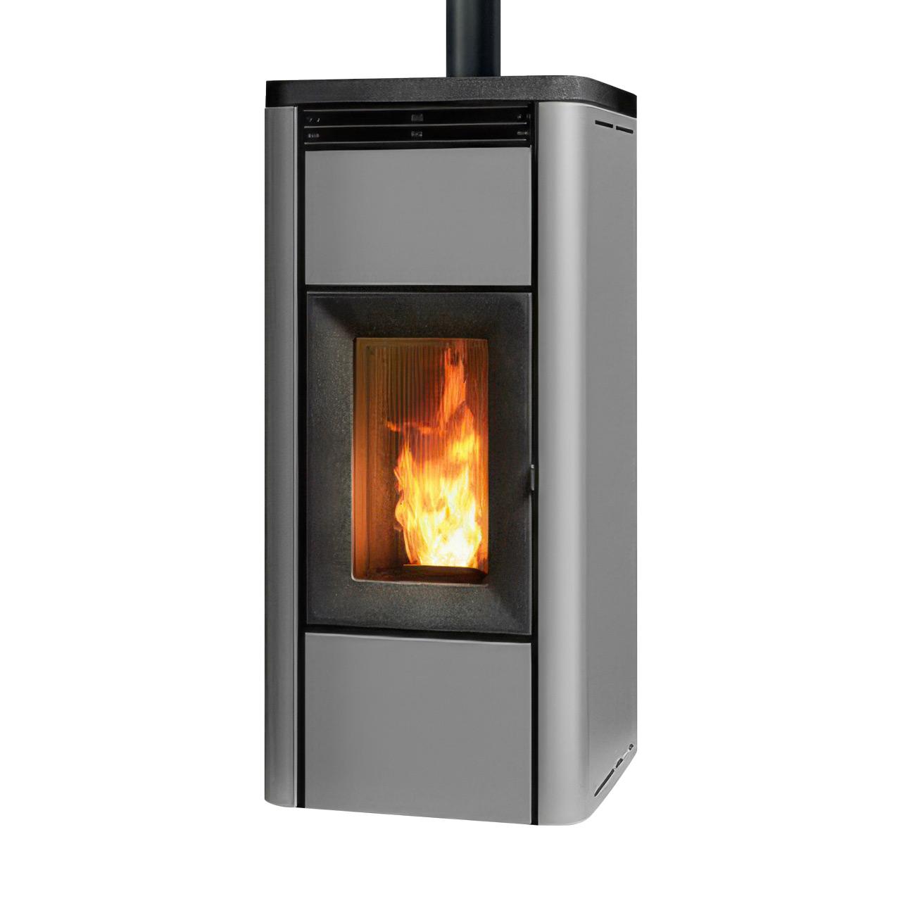 MCZ Mida Air 6 XUP S2 5S Pelletofen - Ausführung: 313 Silver metal