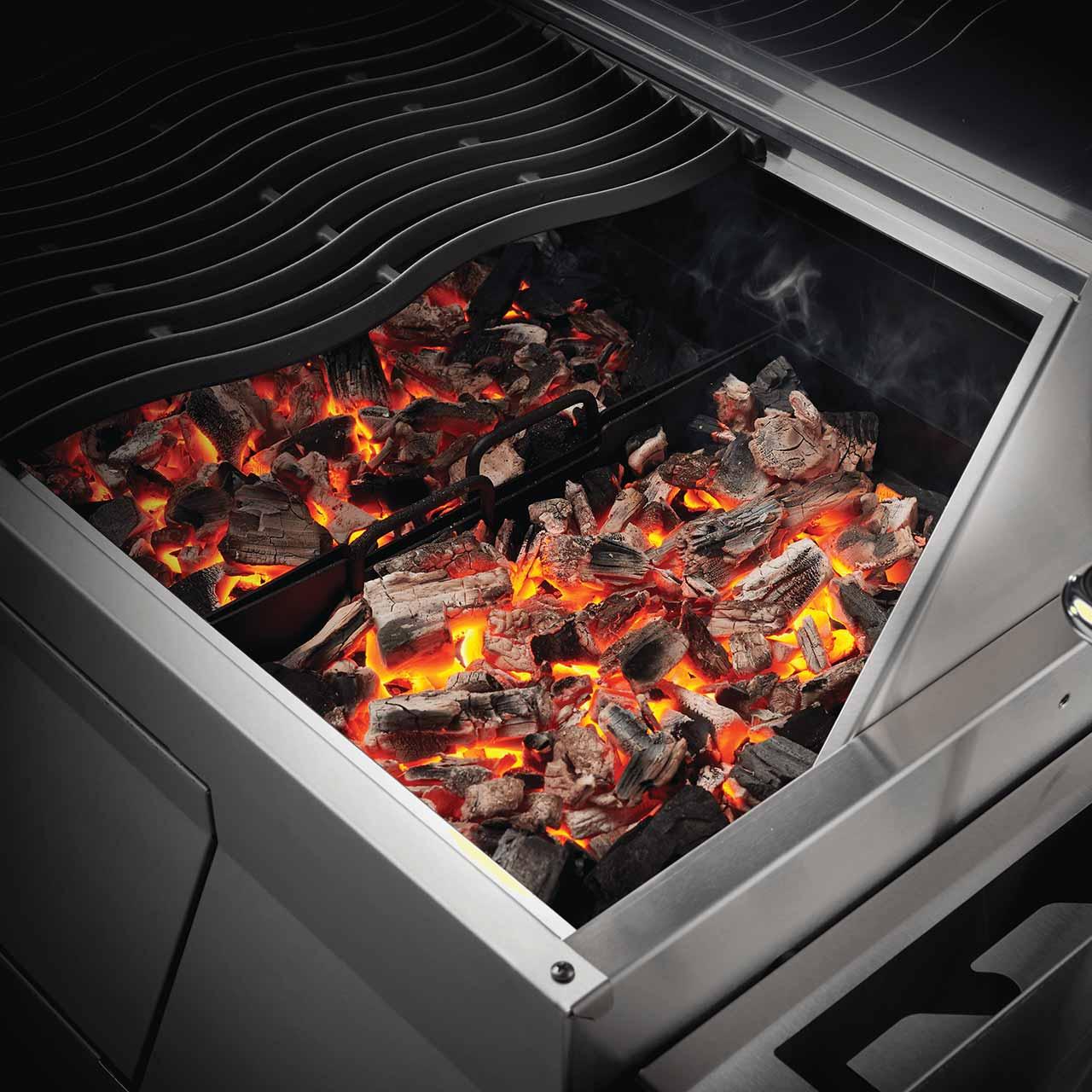 Holzkohlegrill Napoleon PRO605CSS Edelstahl