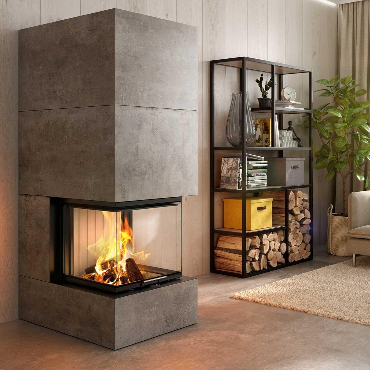 Kamineinsatz Spartherm Arte U-50h 9 kW - Ausführung: Abgasstutzen Ø 250mm