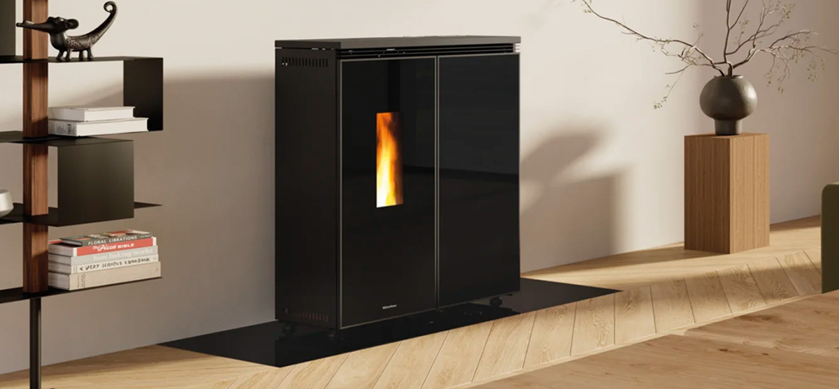 Montagebeispiel Extraflame Floriana Idro