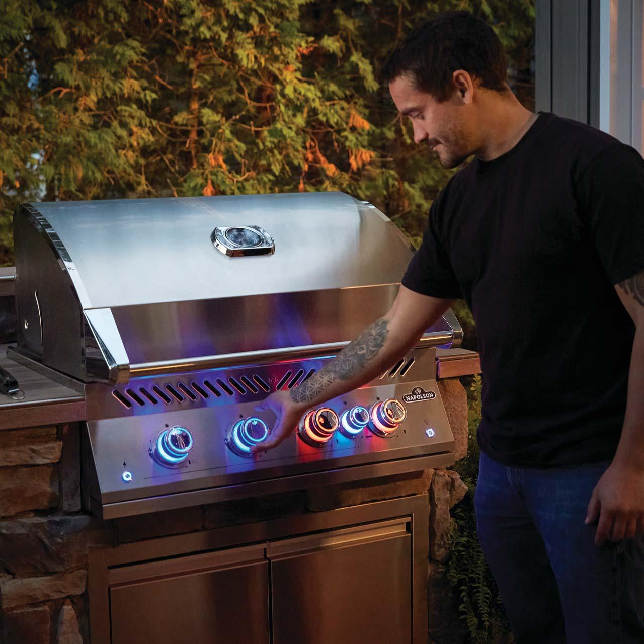 Napoleon Einbau Gasgrill 700-Series 32 Zoll BIG32RBPSS-1 für Outdoorküche, inkl. Drehspieß