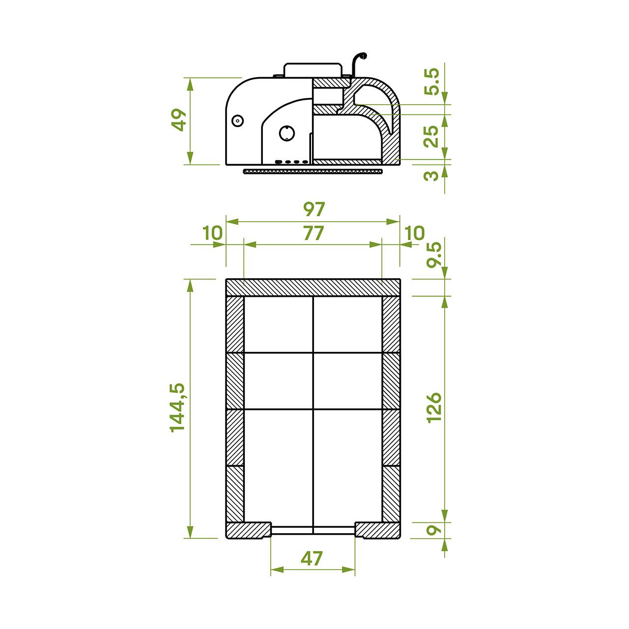 Pizzaofen Palazzetti Easy Extra Large Feuerfester Beton