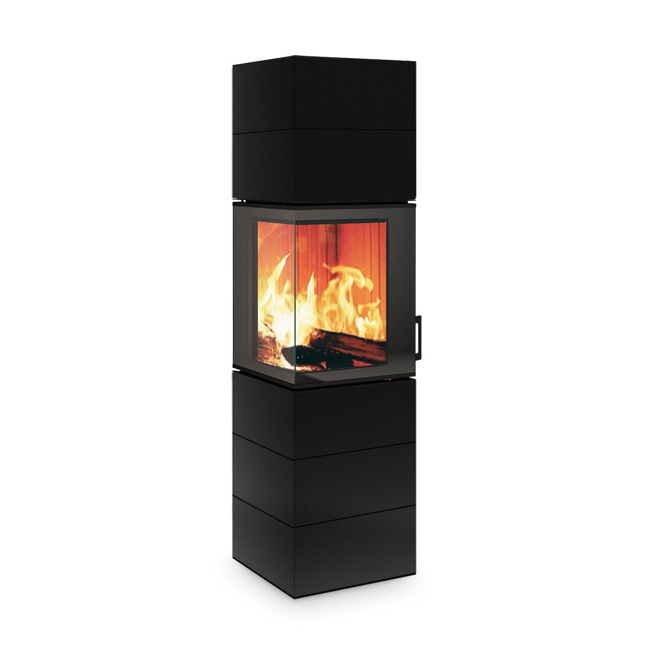 Kaminofen Neocube S10 Black & White Edition 5,4 kW - Ausführung: Nero satin