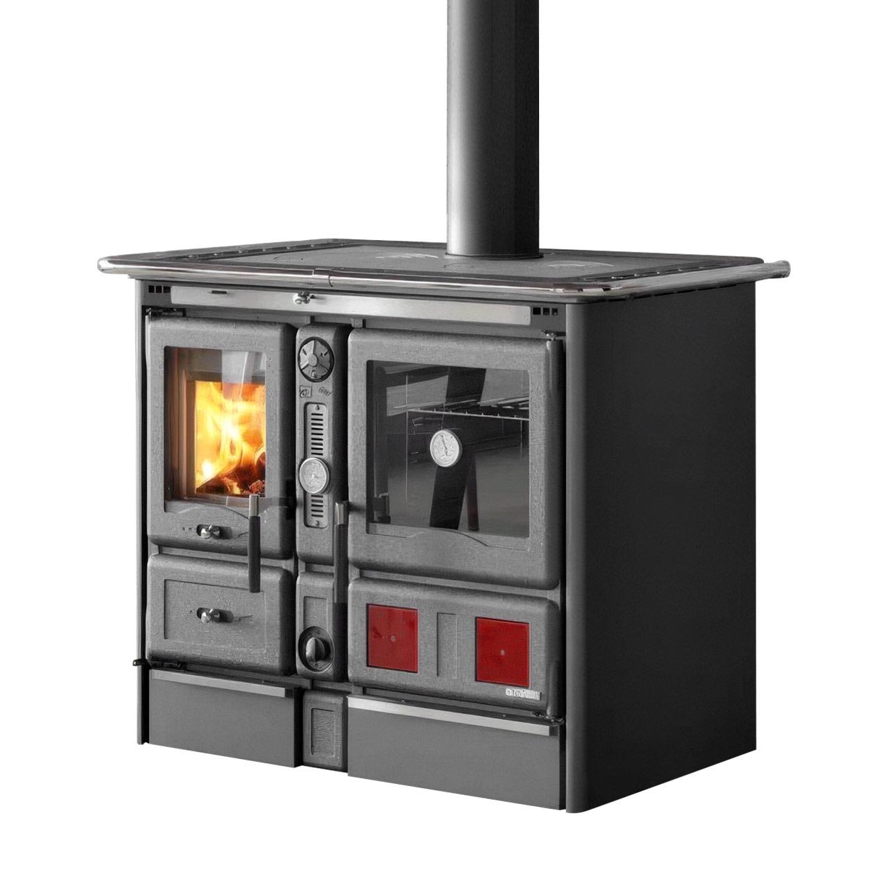 Küchenofen wasserführend La Nordica TermoRosa XXL DSA.16 Steel 16,8 kW