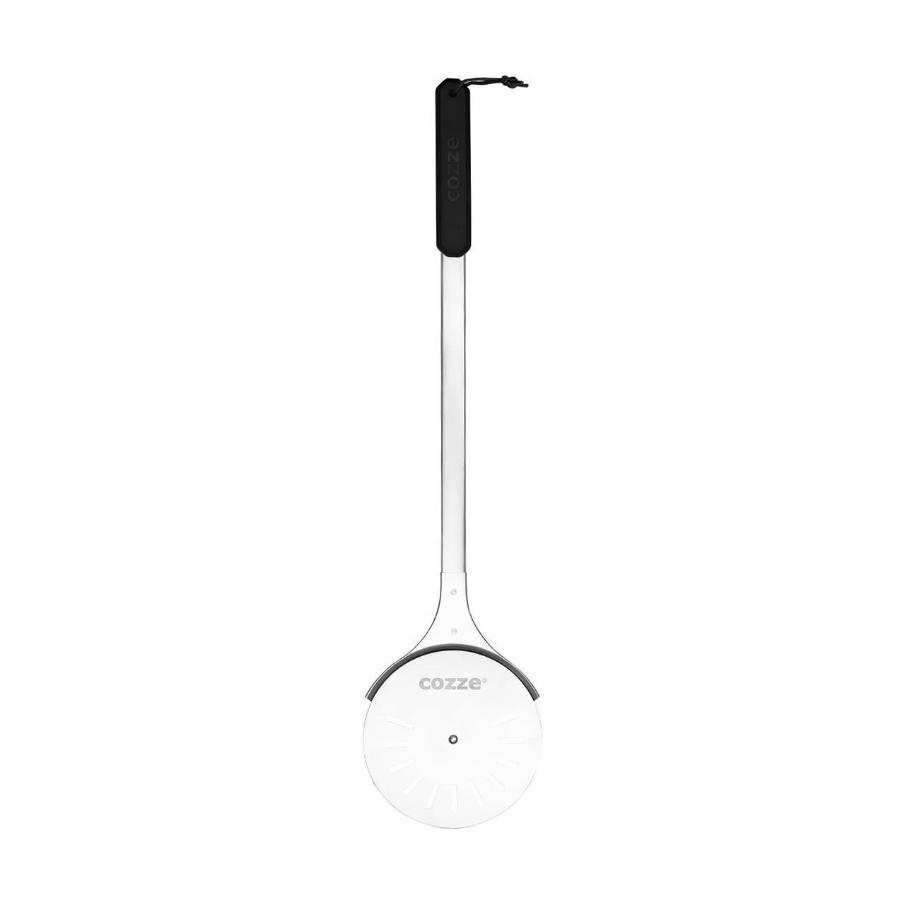 Cozze Pizza Bundle 13 Zoll: Elektro Pizzaofen Premium Rotate inkl. Pizzawender, Pizza Cutter und Bambus Pizzabrett