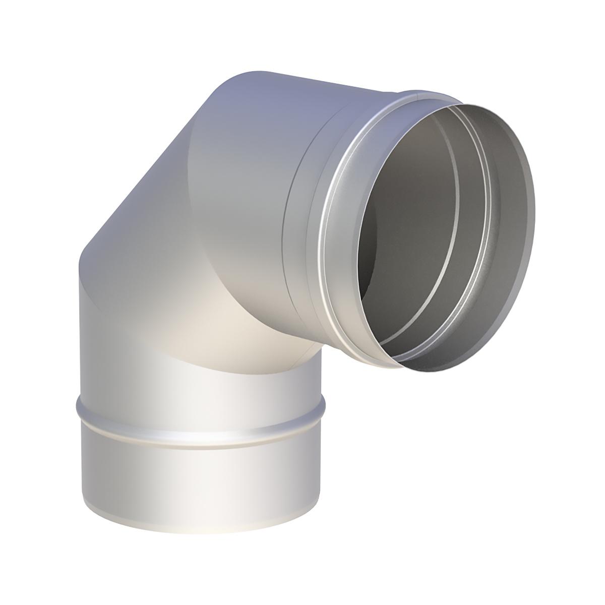 Jeremias EW-FU Winkel 90° - Durchmesser: 80mm - Herstellungsart: rollnaht-geschweißt