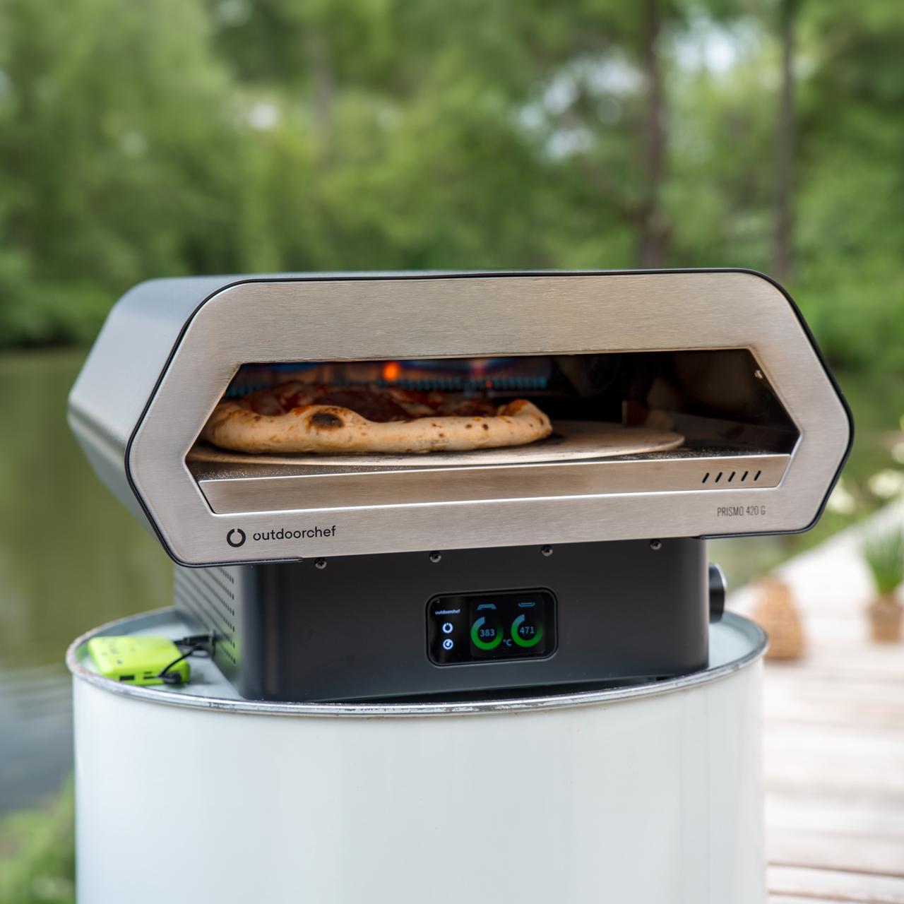 Pizzaofen Outdoorchef Prismo 420 G inkl. Schlauch & Regler