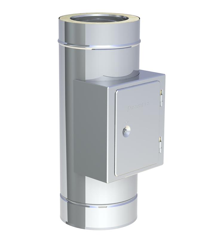 Jeremias DW-FU Revisionselement - Ausführung: standard - für Schornstein-Innendurchmesser: 115mm