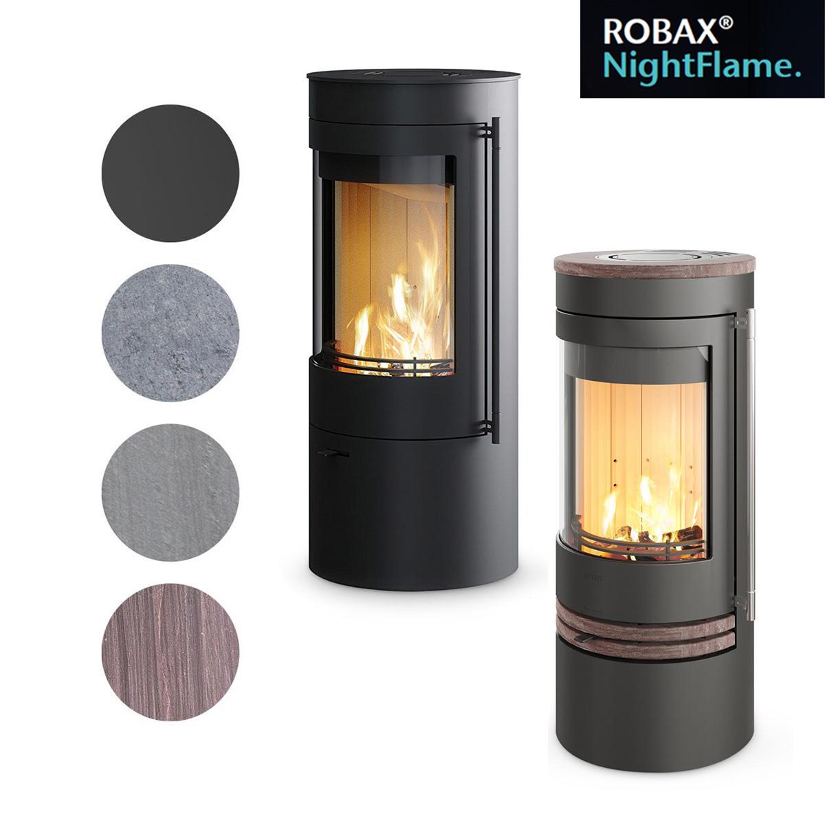 Kaminofen Lotus Orbis 1 Robax NightFlame 5 kW