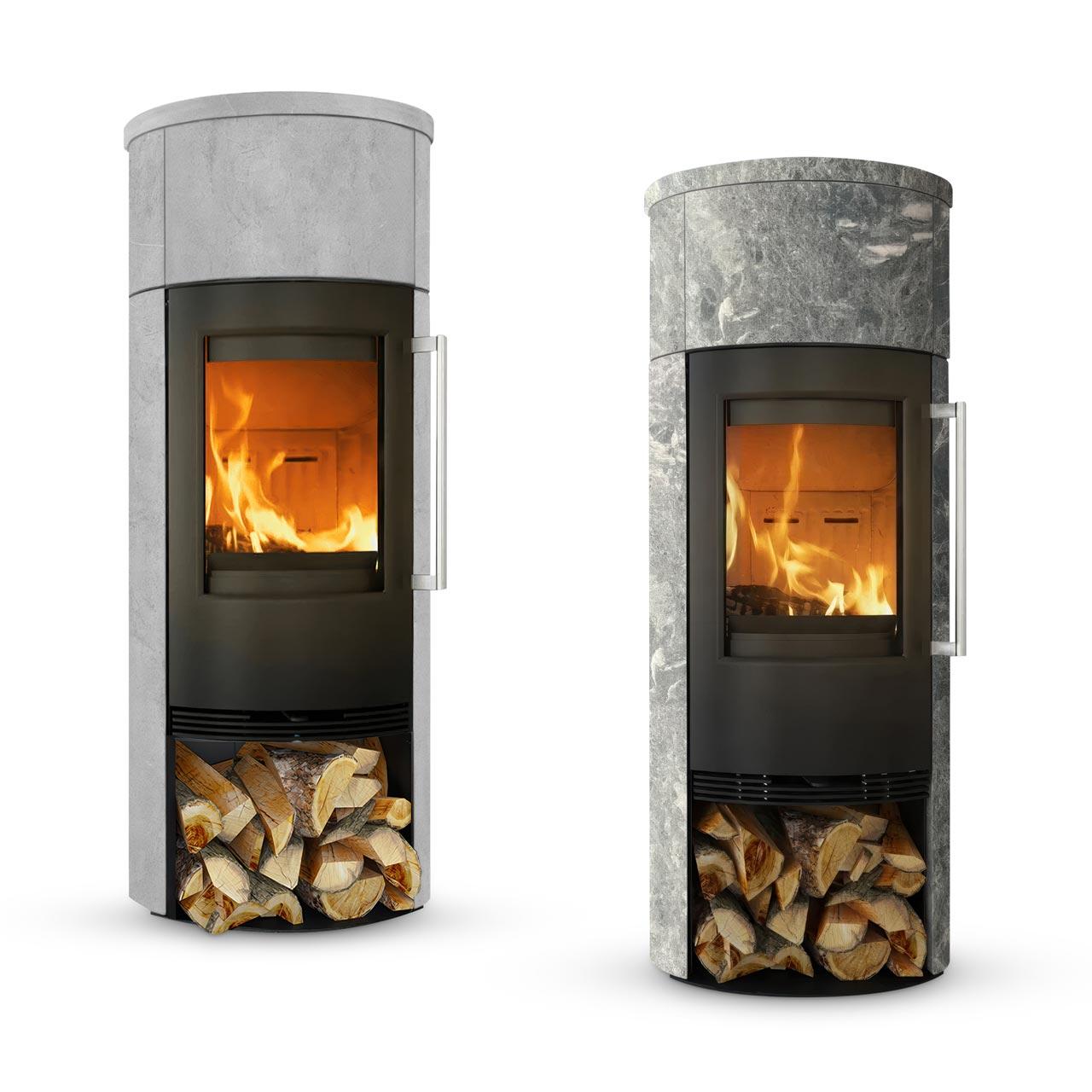 Speicherofen Termatech TT21RS-HST, Speckstein 5 kW - Verkleidung: Classic Marmoriert Speckstein