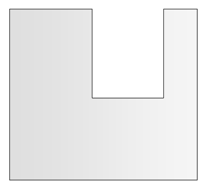 Vorlegeplatte aus Glas, B116/T106 cm