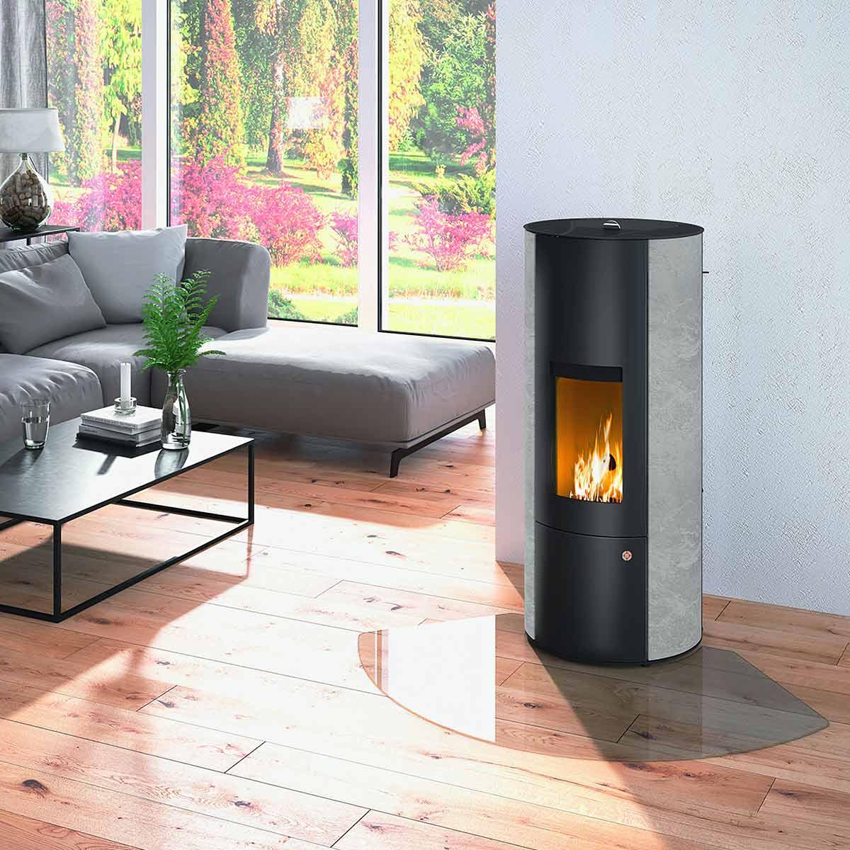 Pelletofen Olsberg Inara 3.0 6 kW - Ausführung: Olsberg Inara 3.0, Naturstein Serpentin