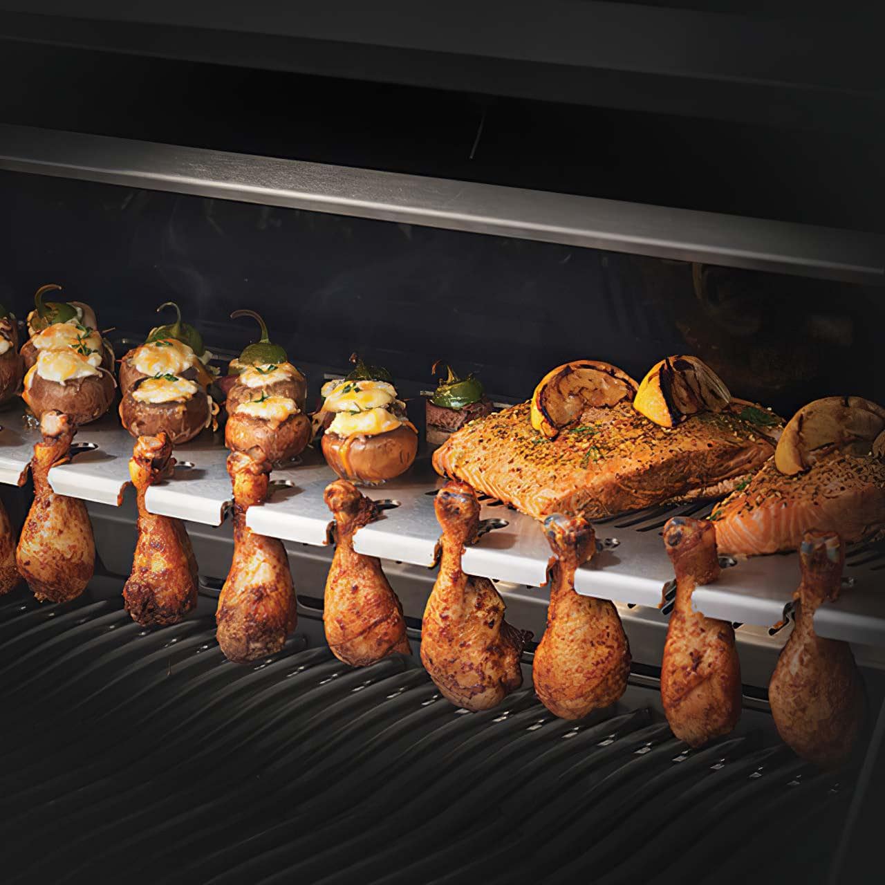 Grillzubehör Napoleon Einsatz für Warmhalterost für Prestige 500/PRO 500 und 825