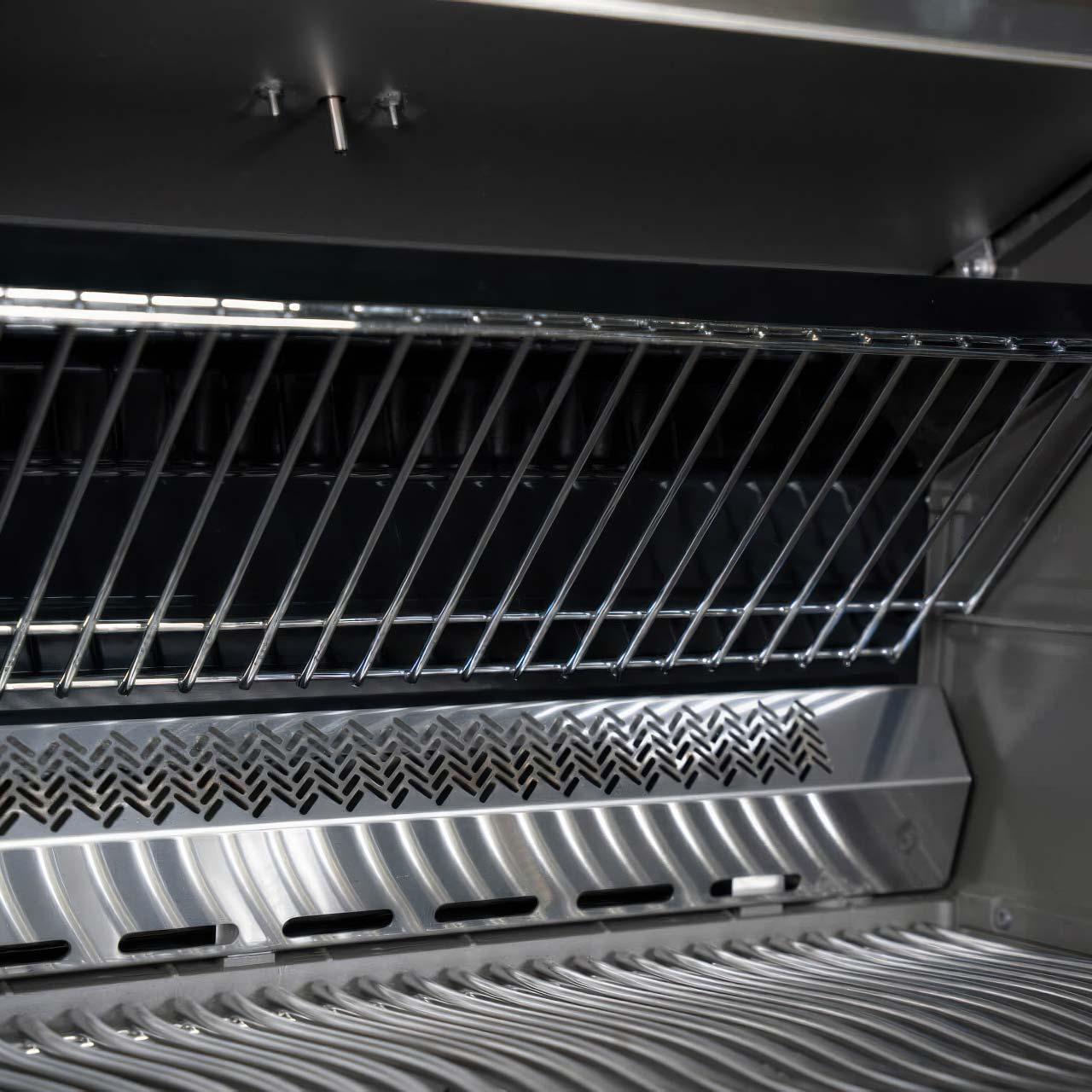 Gasgrill Napoleon Prestige 500 RSIB Schwarz mit SIZZLE ZONE und Edelstahl-Heckbrenner (2026) inkl. 2 Unterschränke