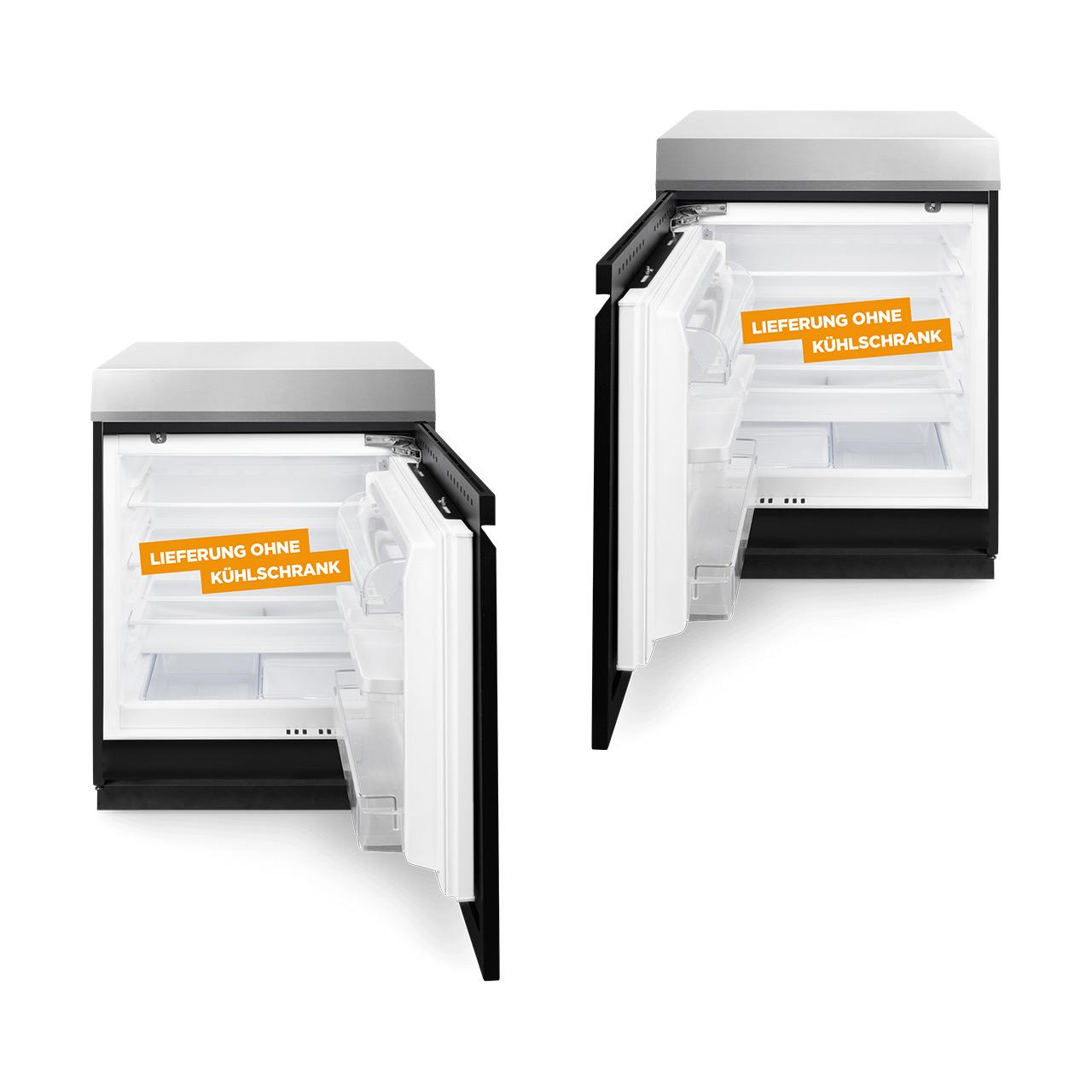 Outdoorküche Otto Wilde Plattform Modul für Einbaukühlschrank, Fridge Ready Module - Ausführung: Türanschlag Links